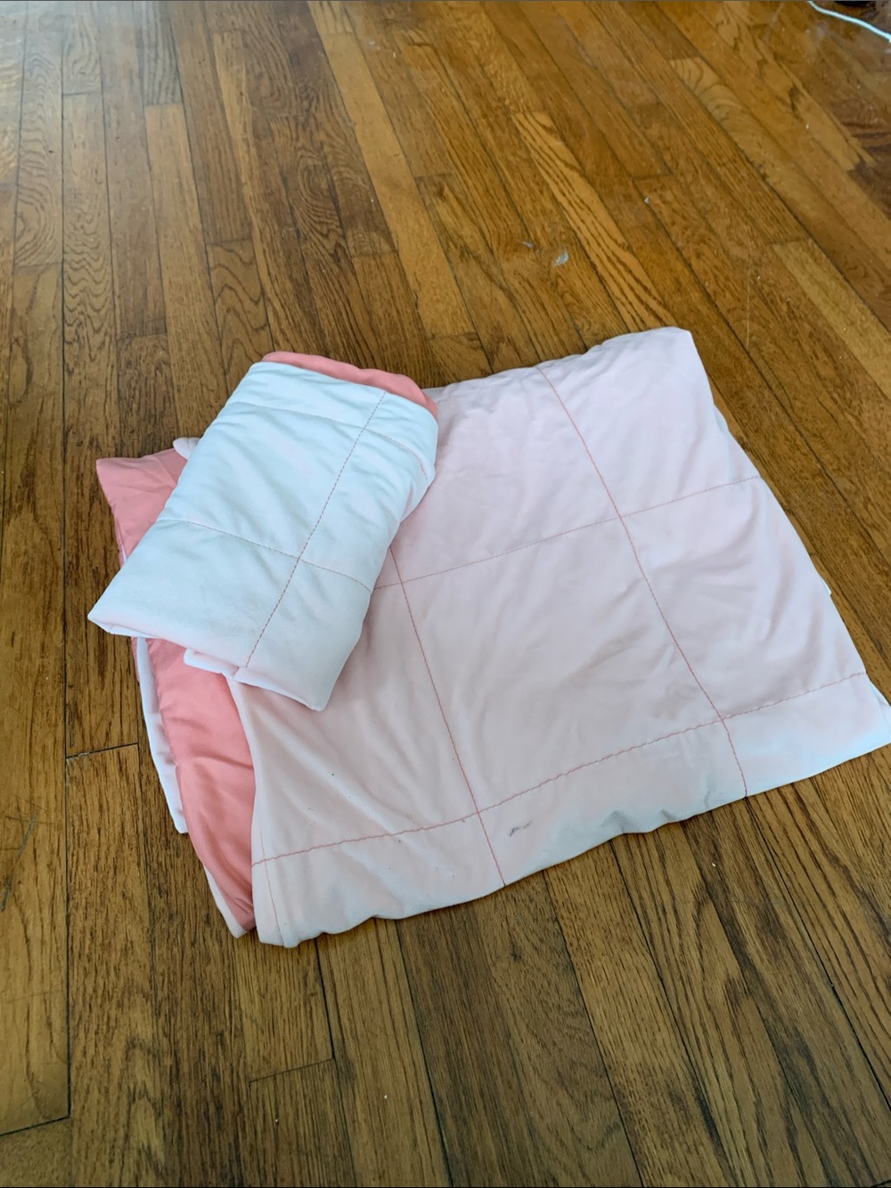 Pillowfort Soft Pink/ROSEReversible Comforter Set TWIN
